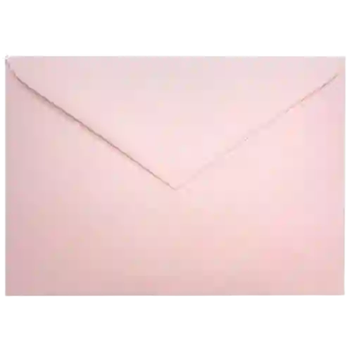 Sobre De Visita Color Rosado + Tarjeta Blanca Pack 5 Unds