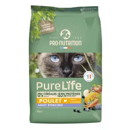 Pure Life Gato Adulto Esterilizado Con Pollo 8 Kg