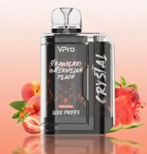 Vpro Crystal 10000 Puffs Strawberry Watermelon Peach 5%