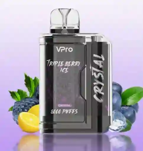 Vpro Crystal 10000 Triple Berry Ice 5%