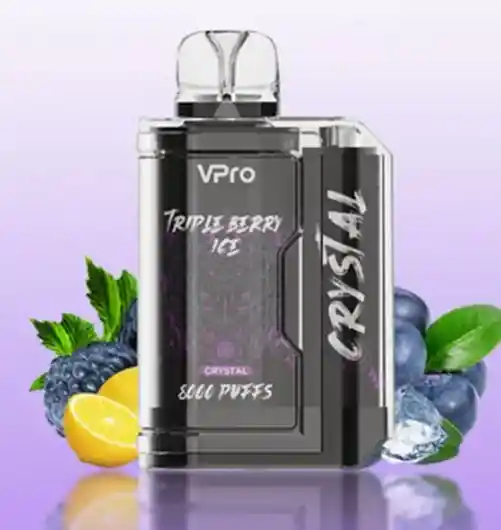 Vpro Crystal 10000 Triple Berry Ice 5%