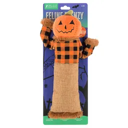 Play Feline Frenzy Catnip Kicker Scarecrow