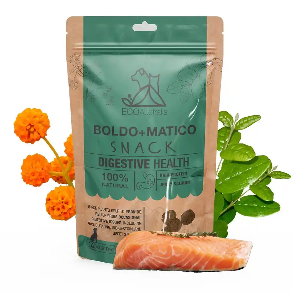 Ecoaustralis Snack Digestive Matico Boldo Para Perros 80 G