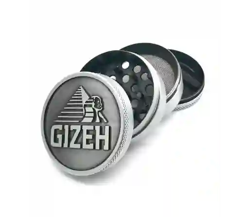 Moledor Gizeh Metálico Silver 4 Partes 50mm