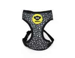 Arnes De Perro Brnx Talla S (negro Estampado Doodle)