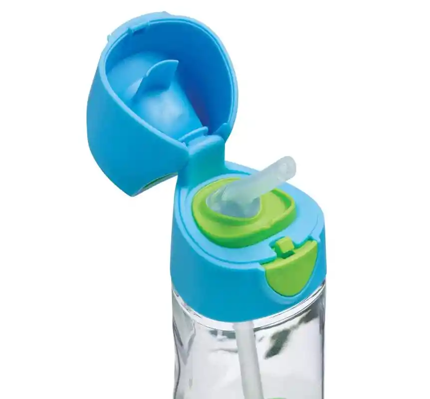 Botella Con Bombilla Tritan 450 Ml B.box - Ocean Breeze