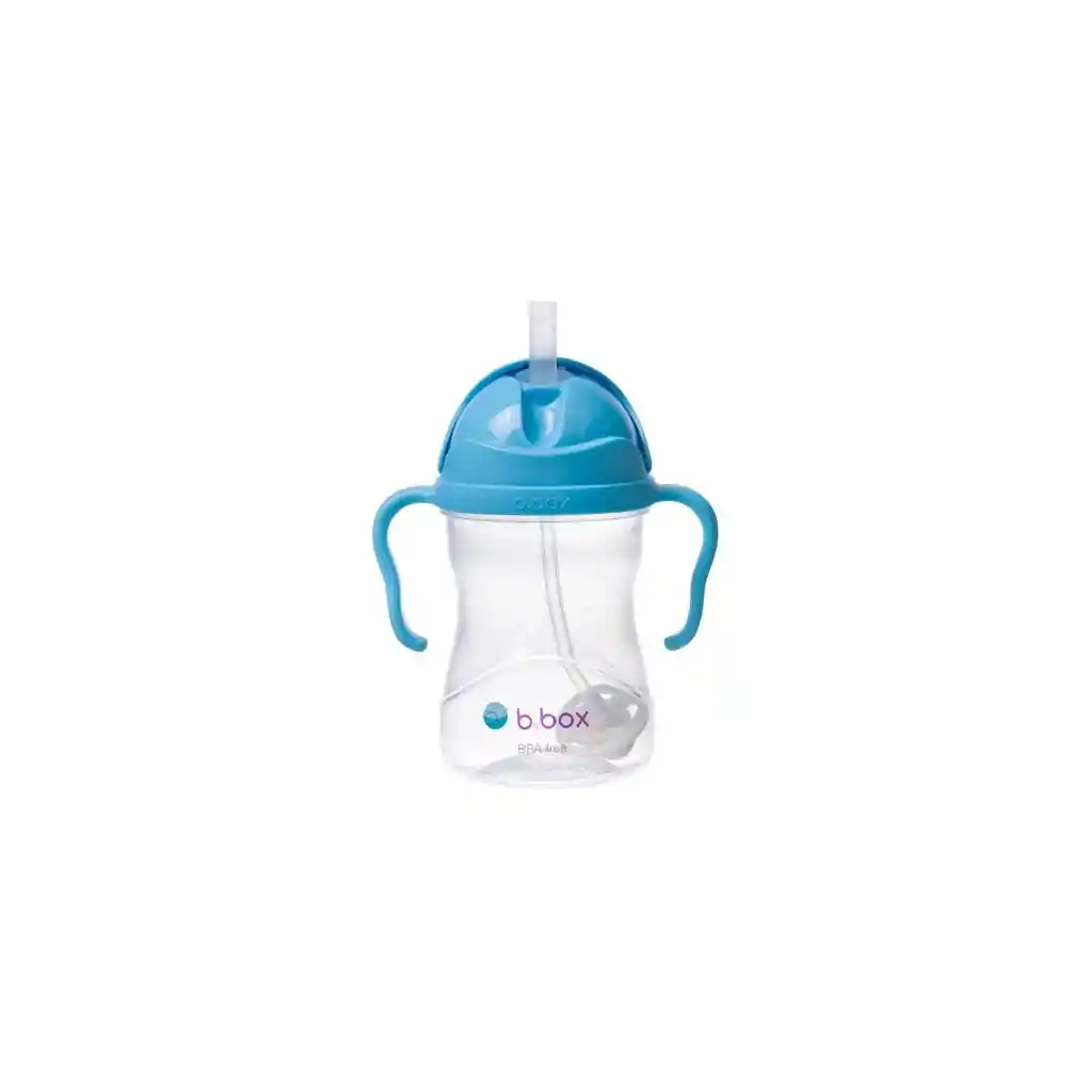 Vaso Con Bombilla Sippy Antiderrame B.box - Blueberry