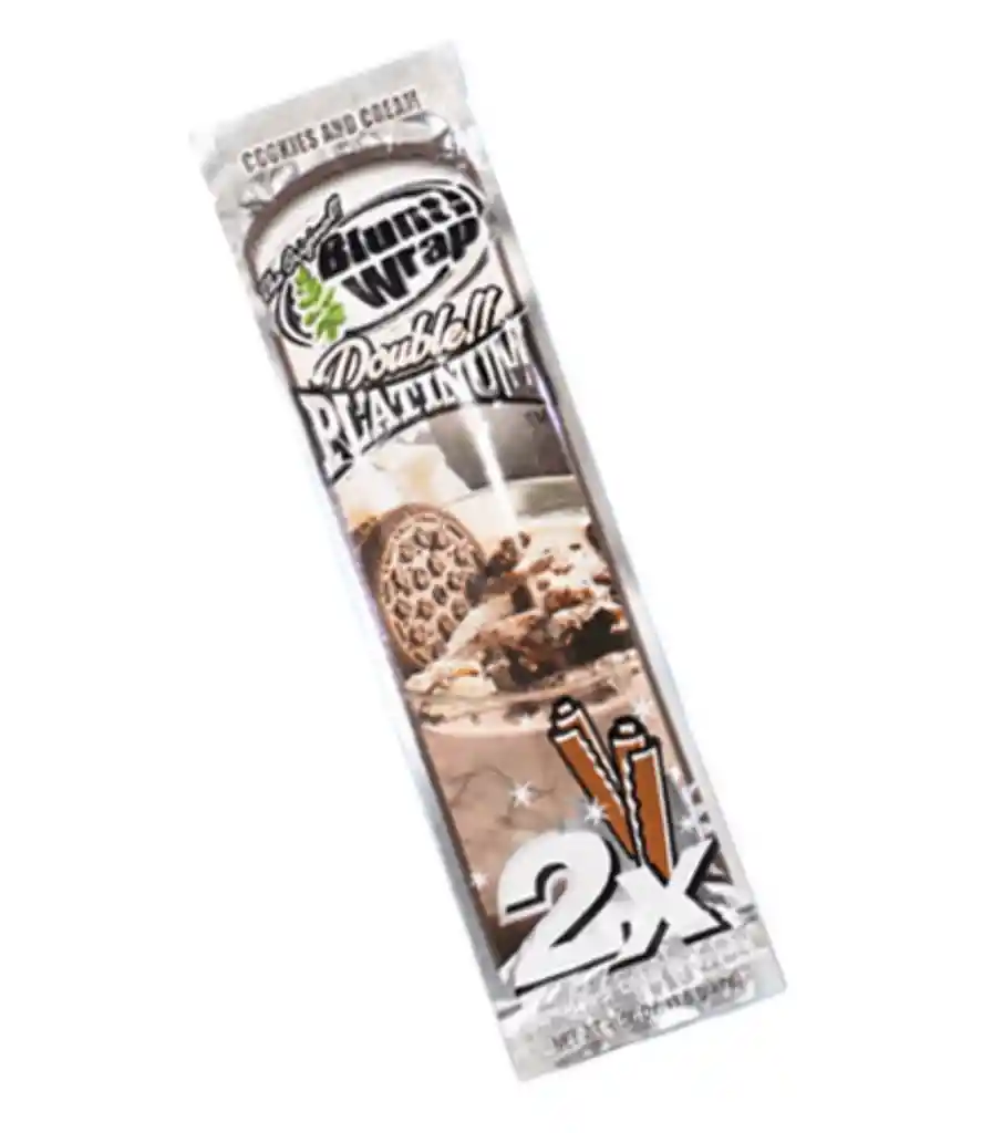 Blunt Wrap Platinum X2 Sabor Cookies And Cream