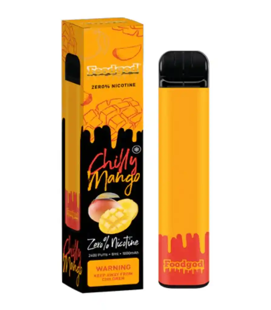 Vape Foodgod Chilly Mango 2400 Puffs 0%