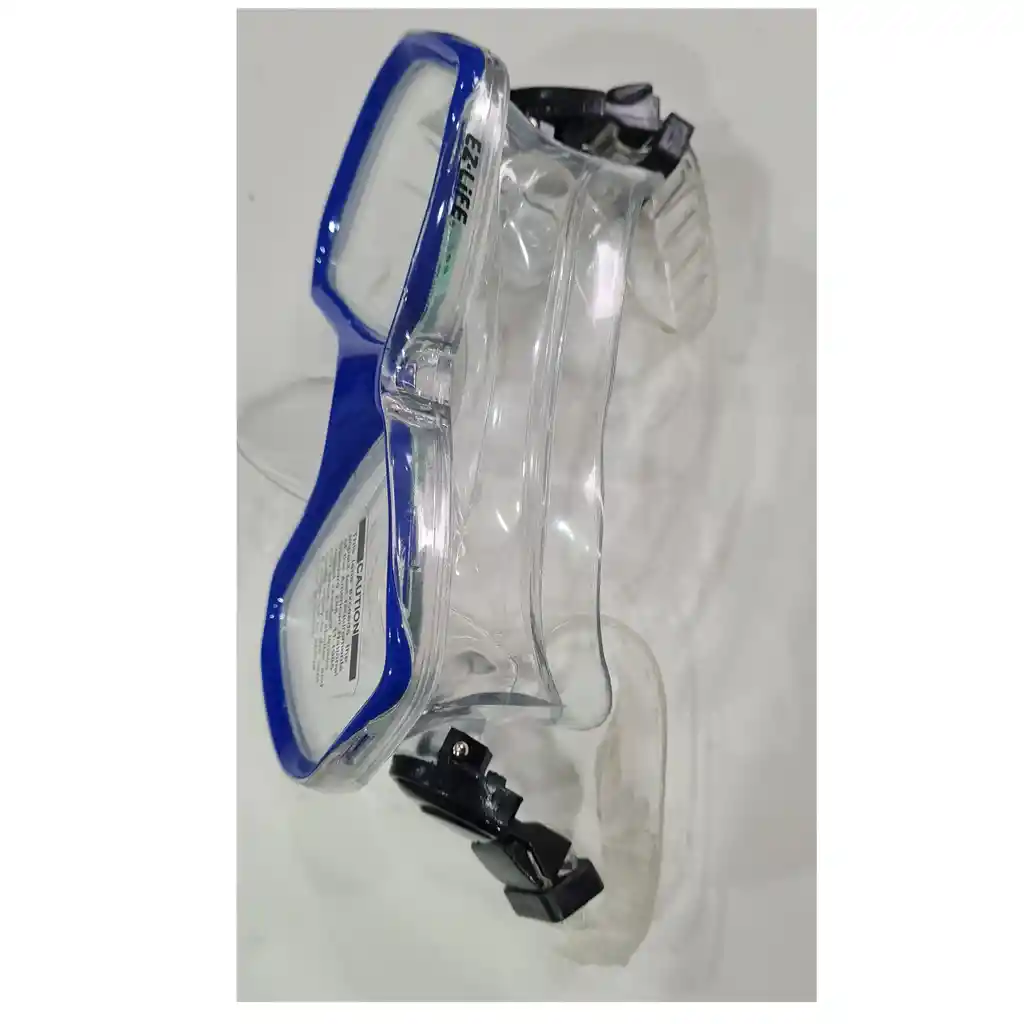 Mascara Y Snorkel Ez-life Adulto Active 6050 Azul Silicona