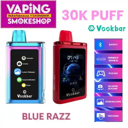 Vookbar Cyberpro 30000 Blue Razz