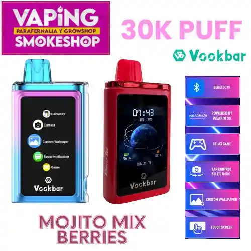 Vookbar Cyberpro 30000 Mojito Mix Berries