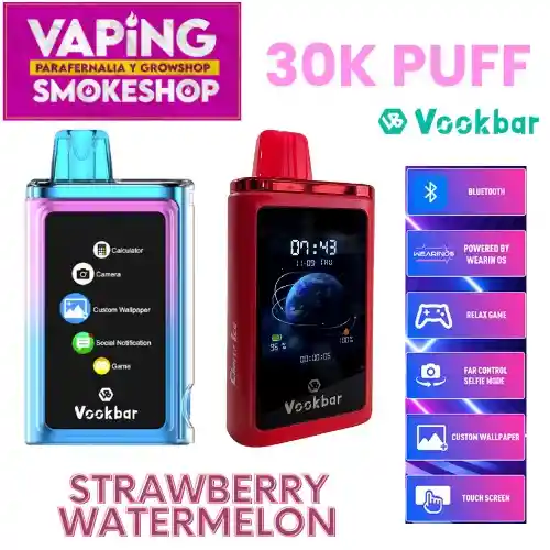 Vookbar Cyberpro 30000 Strawberry Watermelon