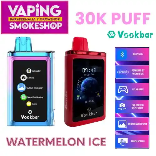 Vookbar Cyberpro 30000 Watermelon Ice