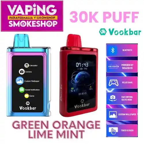 Vookbar Cyberpro 30000 Green Orange Lime Mint