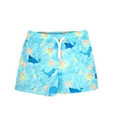 Short De Baño Celeste Talla 18-24m