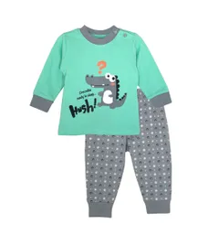 Pijama De Algodón Cocodrilo Talla 18-24m