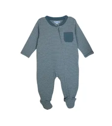 Enterito De Algodón Celeste Talla 9-12m