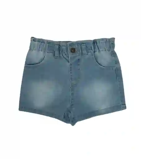 Short De Jeans Azul Claro Talla 6-9m