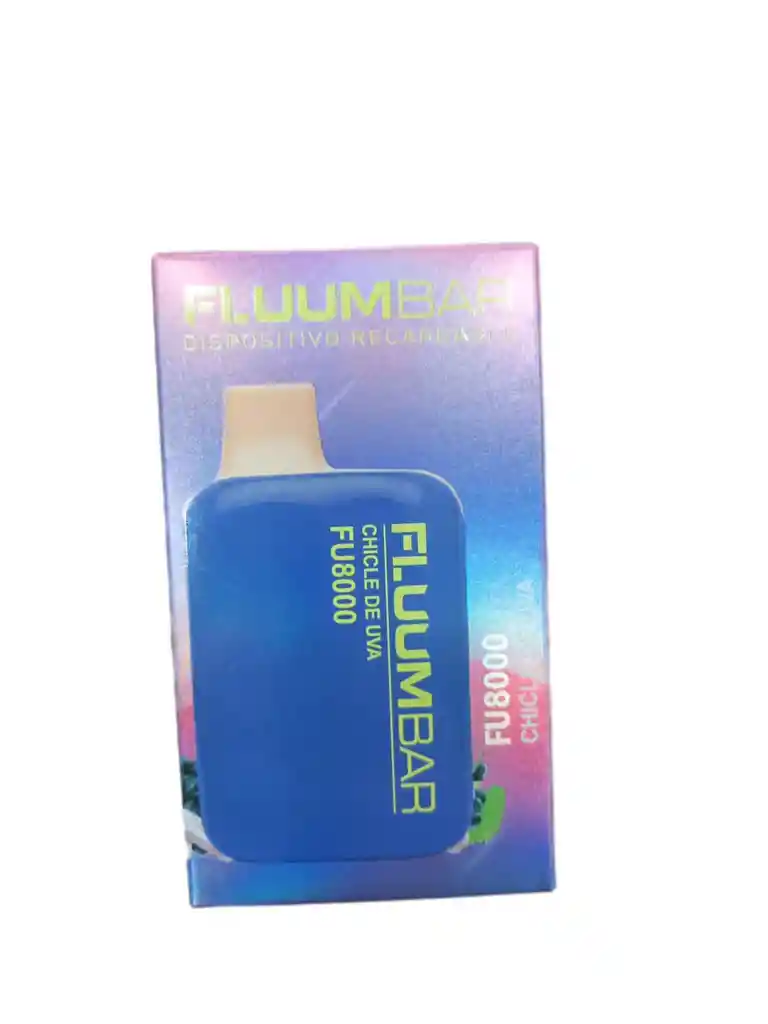 Vaper Fluumbar 8000 Puff Chicle De Uva