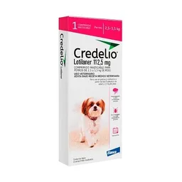 Credelio 2.5-5.5 Kg 1 Comprimido