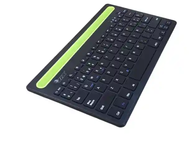 Teclado Bluetooth Recargable Con Soporte Para Tablet Celular