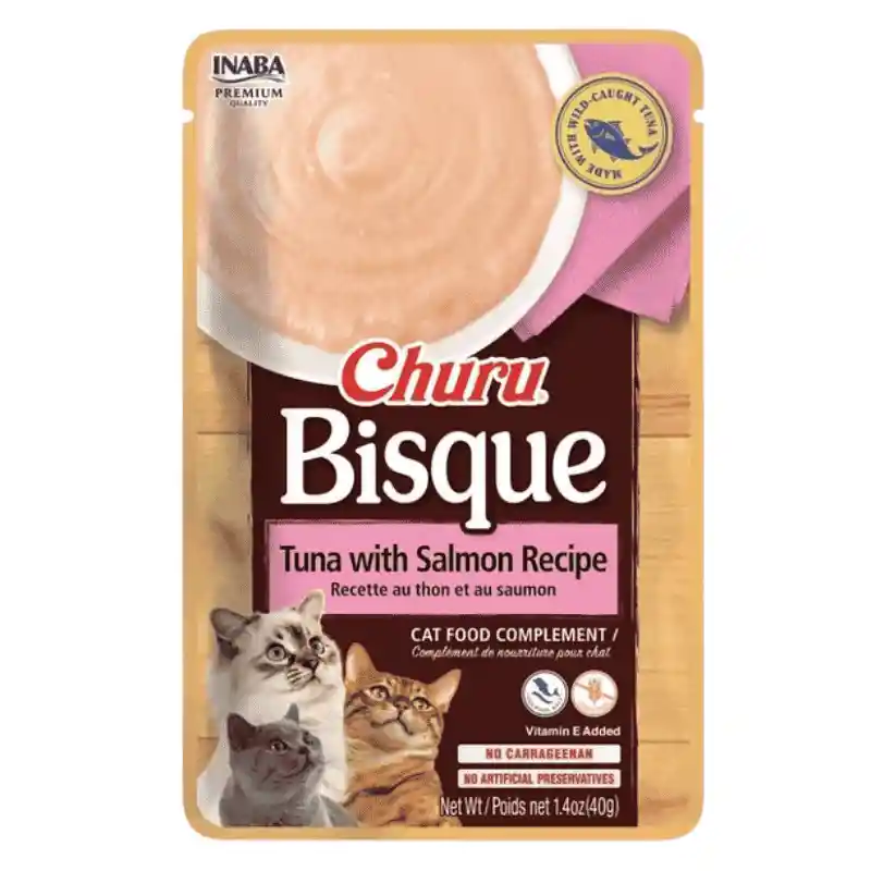 Inaba Churu Bisque Sabor - Atún Y Salmón