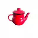 Tetera Té Enlozada Roja 500ml