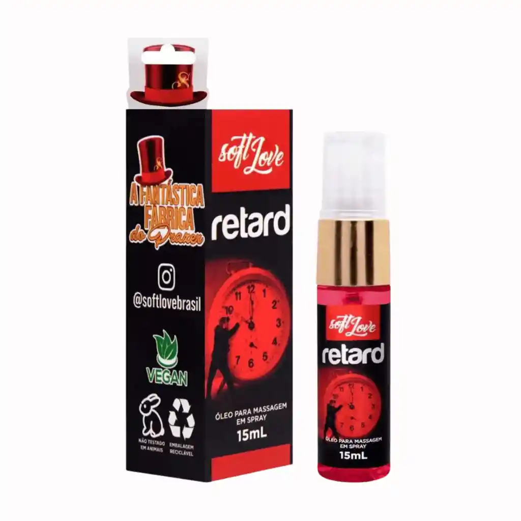 Retard Spray Retardante Masculino 15ml Softlove