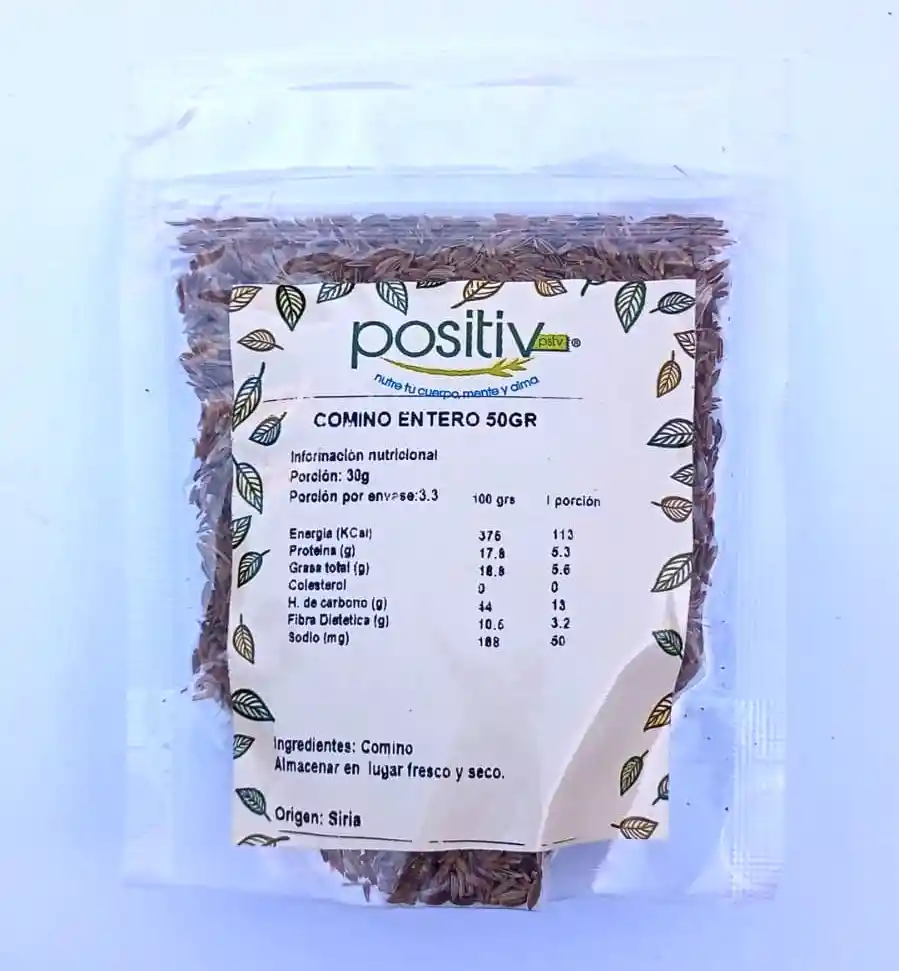 Comino Entero 50 G Marca Positiv