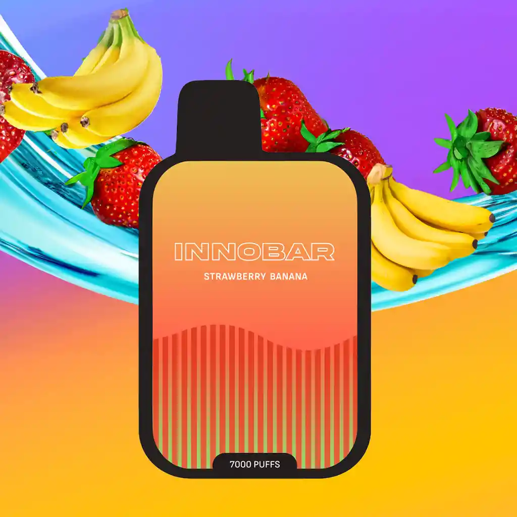 Vaper 7000 Puffs Strawberry Banana 5% - Innobar