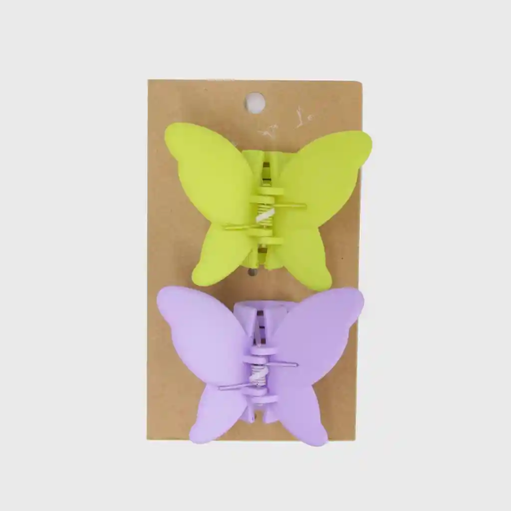 Par Hair Clips Mariposa