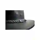 Sombrero De Cuero Negro