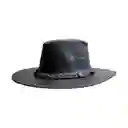 Sombrero De Cuero Negro