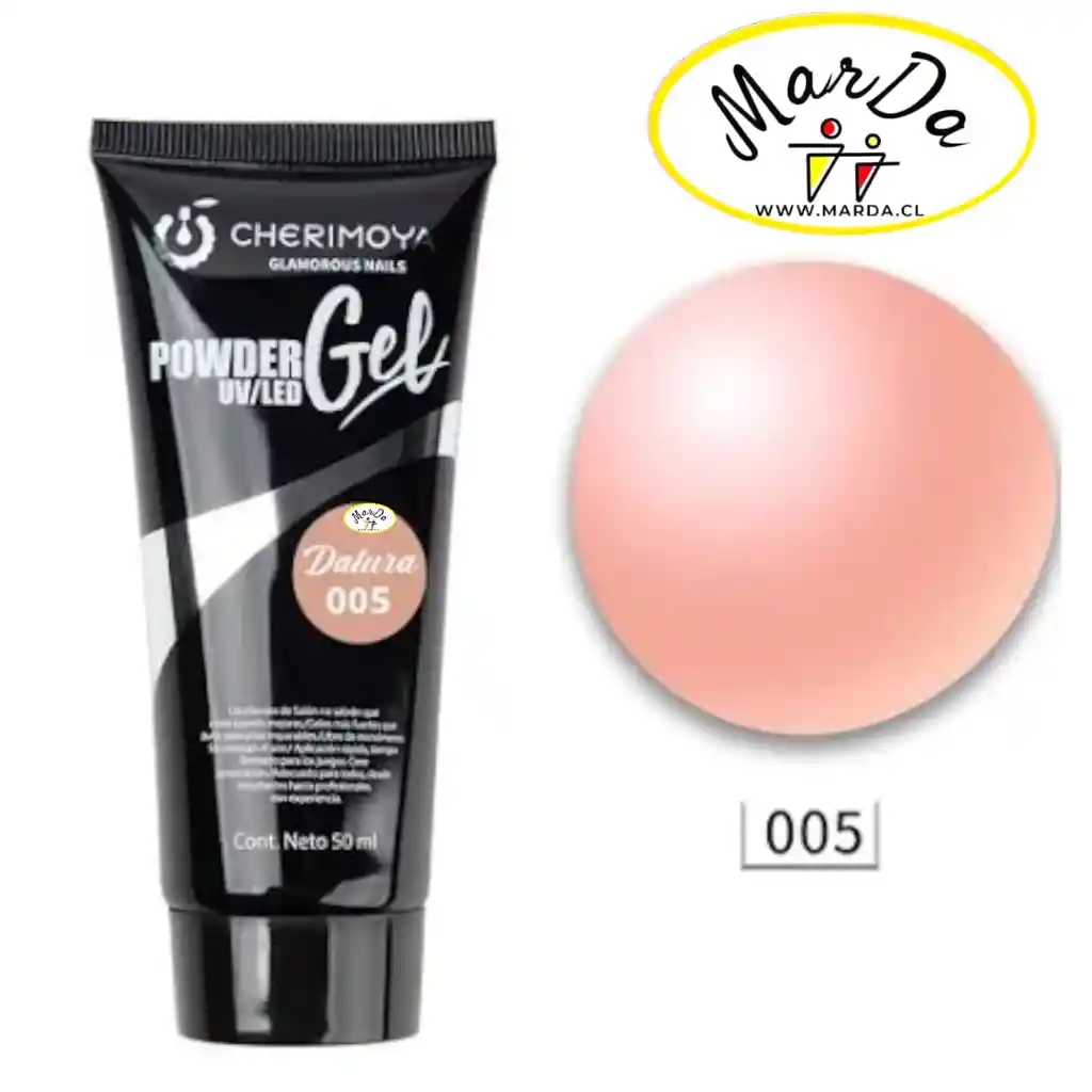 Powder Gel Polygel Acrygel Extension De Uñas Cherimoya 50 Ml - 005 Datura