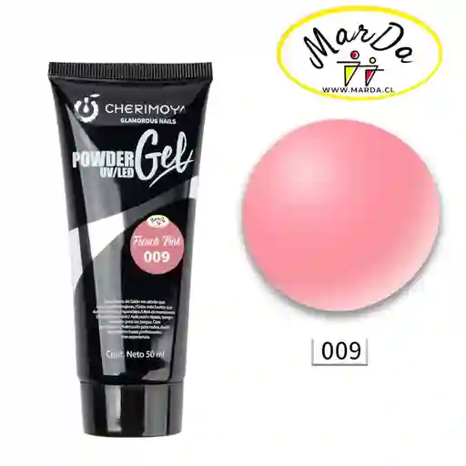 Powder Gel Polygel Acrygel Extension De Uñas Cherimoya 50 Ml - 009 Rosa Vintage