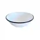 Bowl Enlozado Blanco Jaspeado 18 Cms 1 Lts