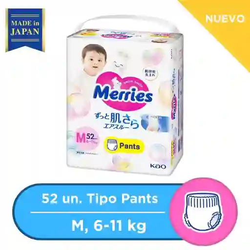 Pañales Merries Pants M 52 Pcs Super Jumbo