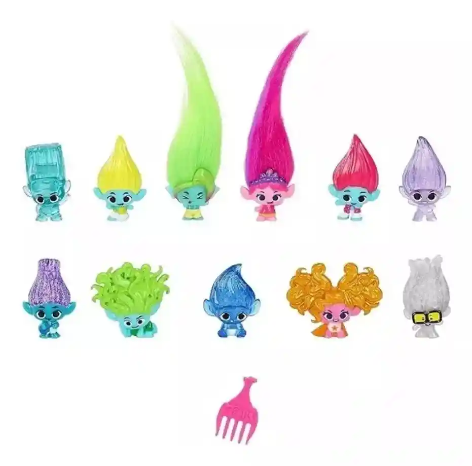 Figuras Coleccionables Set De Muñecos Trolls Band Together - Mineez