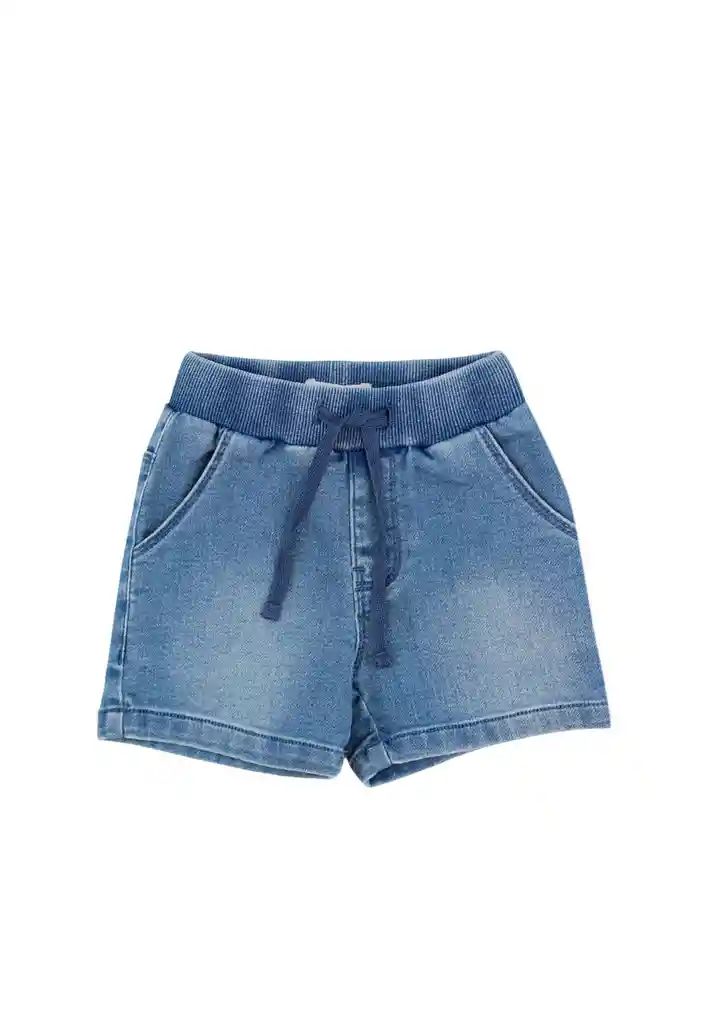 Bermuda Bebé Niño Jeans Energy 159 Azul 18 A 24 Meses