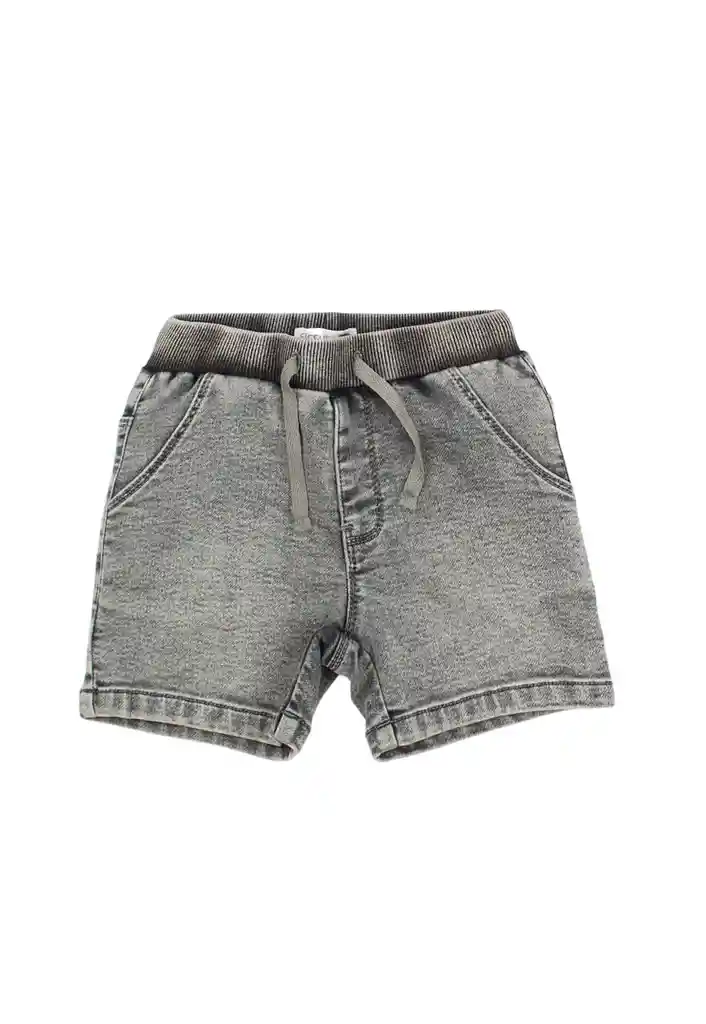 Bermuda Bebé Niño Jeans Energy 159 Gris 18 A 24 Meses