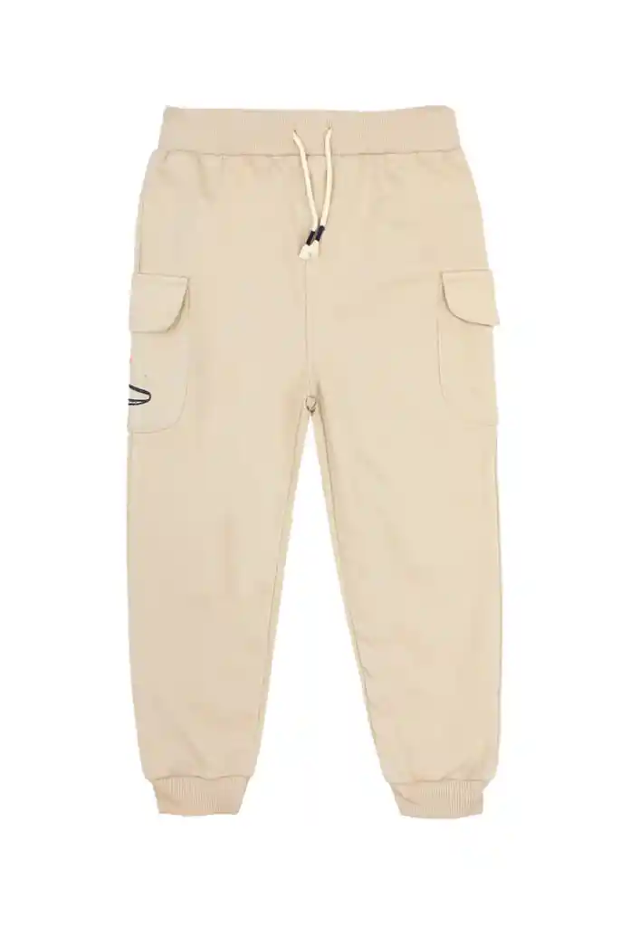 Pantalon Bebé Niño Sport Free 157 Beige 18 A 24 Meses