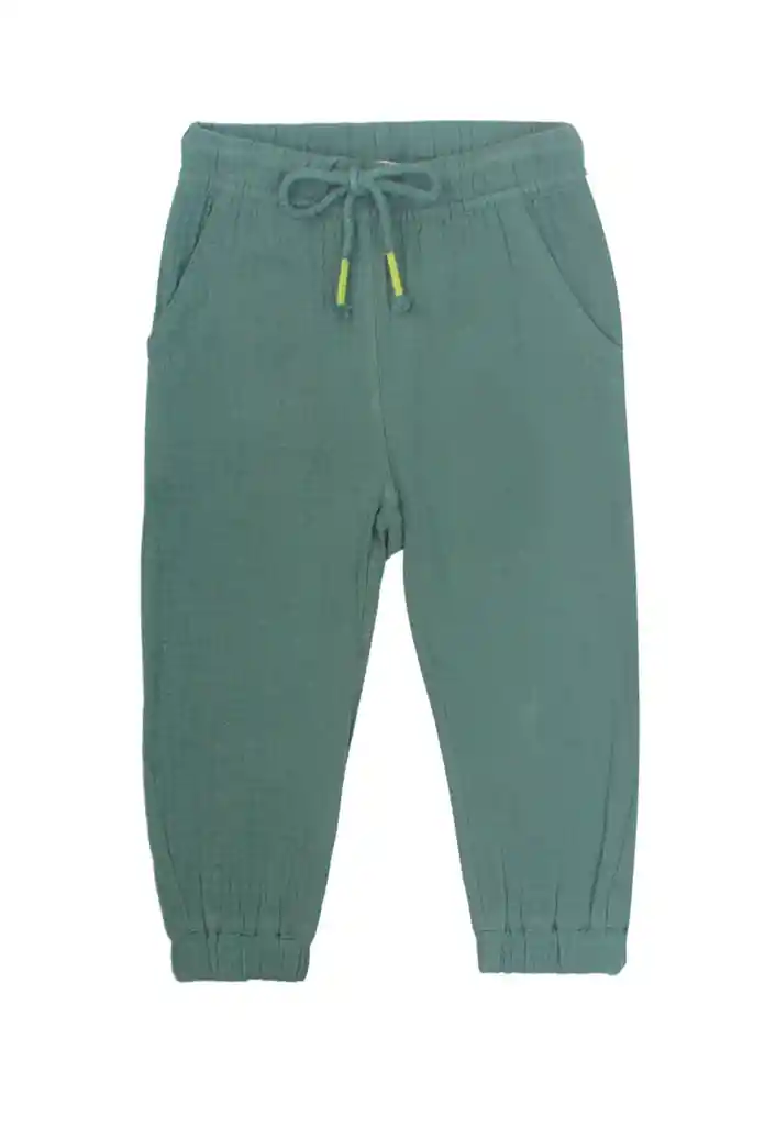 Pantalón Bebé Niño Free 156 Verde 18 A 24 Meses