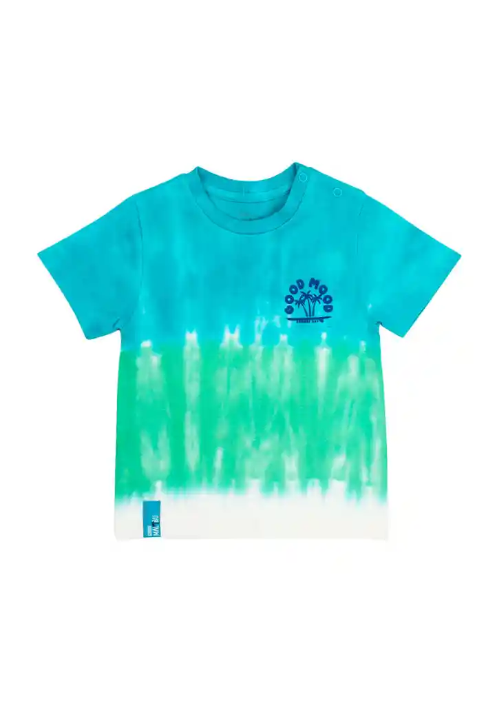 Polera Bebé Niño Tie Dye Malibu 148 Esmeralda 12 A 18 Meses