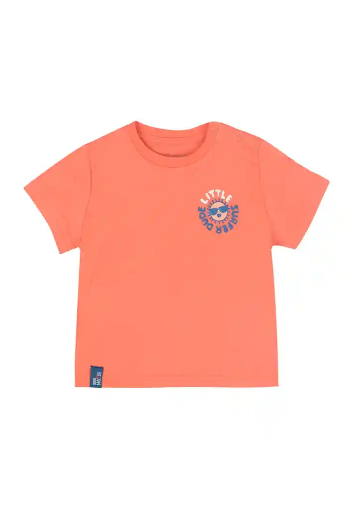 Polera Bebé Niño Malibu 146 Naranjo 12 A 18 Meses