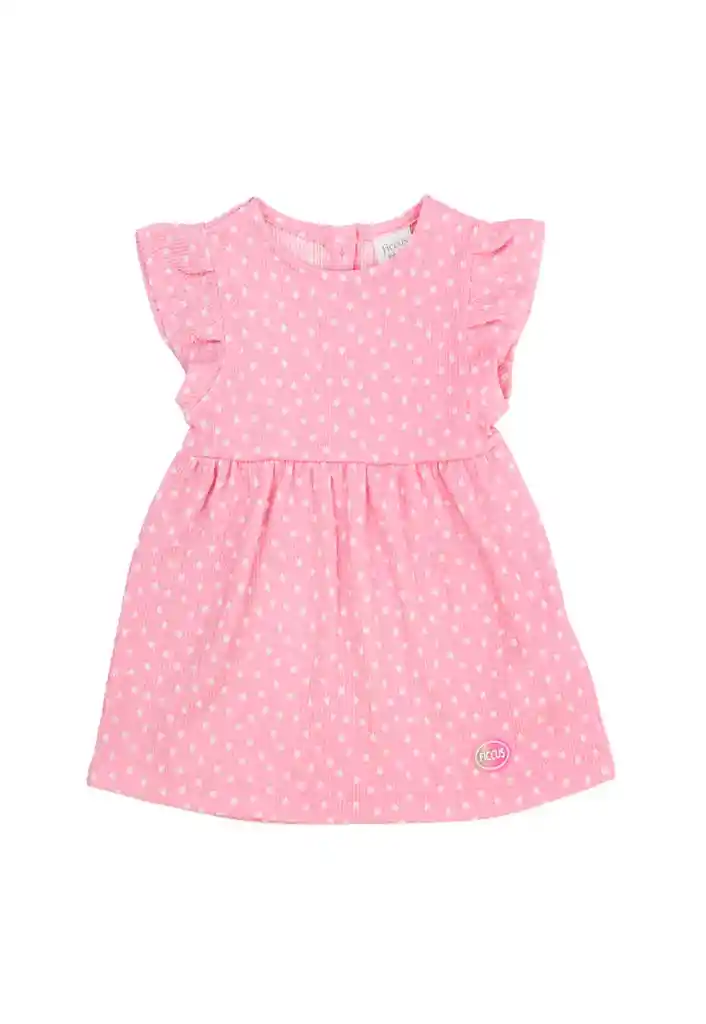 Vestido Bebé Niña Malibu 210 Rosado 18 A 24 Meses