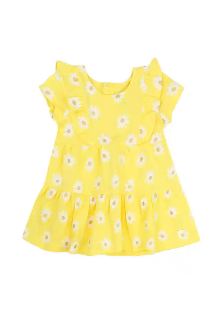 Vestido Bebé Niña Rapport Energy 209 Amarillo 18 A 24 Meses