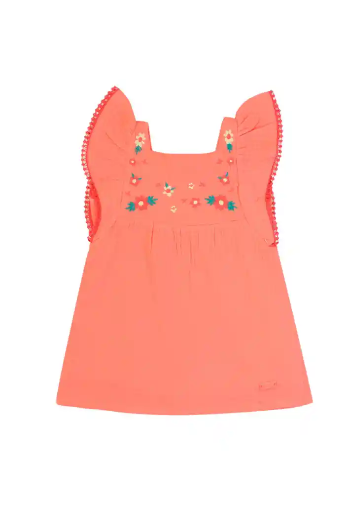 Vestido Bebé Niña Energy 208 Coral 18 A 24 Meses