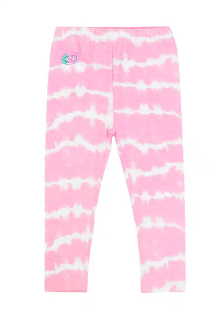 Leggins Bebé Niña Estampada Malibu 202 Rosado 18 A 24 Meses