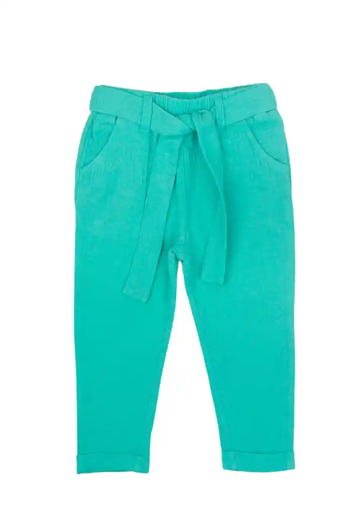 Pantalon Bebé Niña Energy 196 Verde 18 A 24 Meses